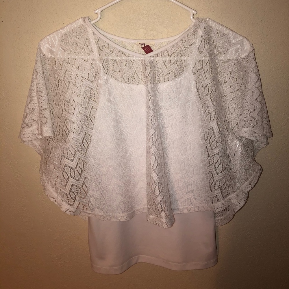 Tank top and over shirt